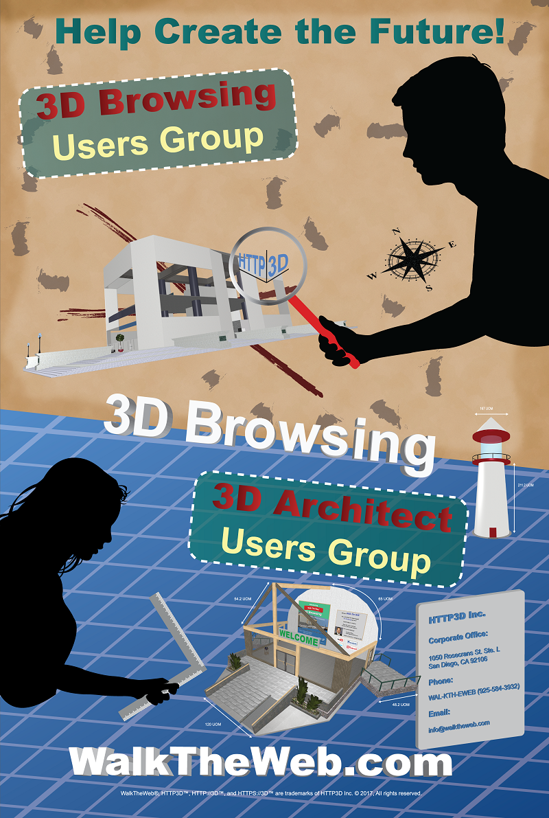 3D Browsing – Help Create the Future – Poster