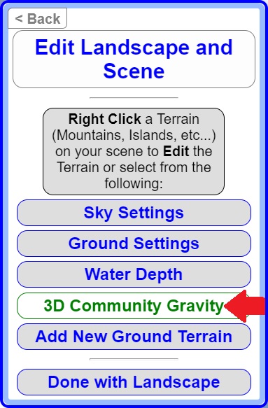 3D Community Gravity