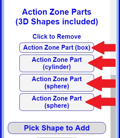 Action Zone Parts Added