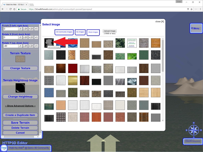 Select Heightmap