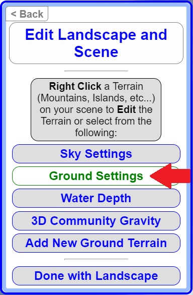 Ground Settings