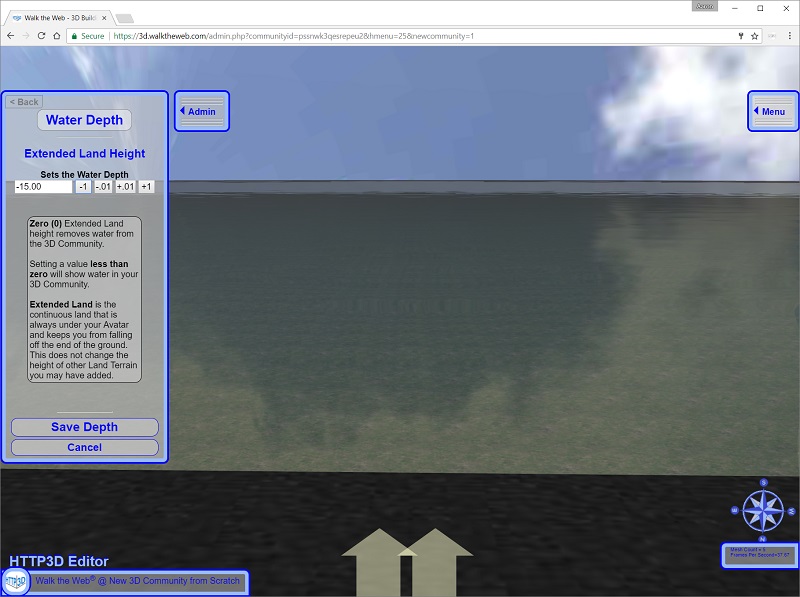 New Water Depth