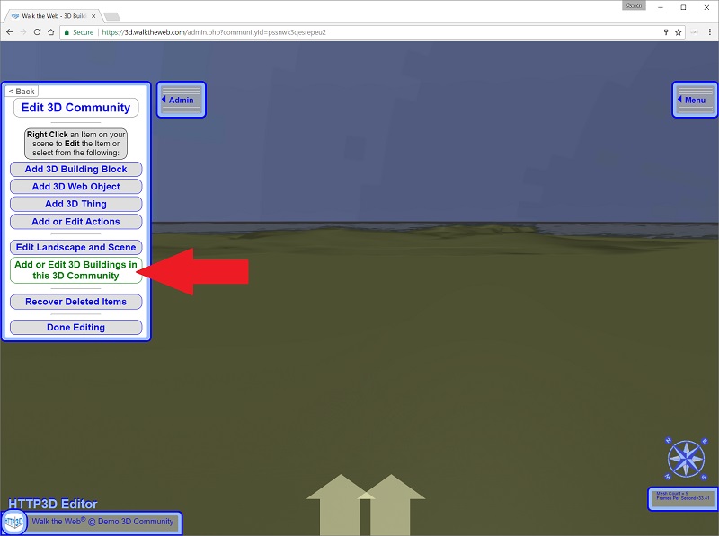 Pick Location for your 3D Building