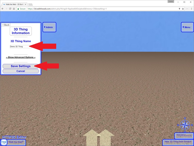 Save 3D Thing Information