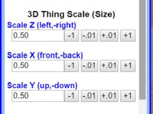50% Scale-White Chair