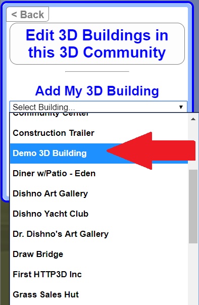 Select 3D Building