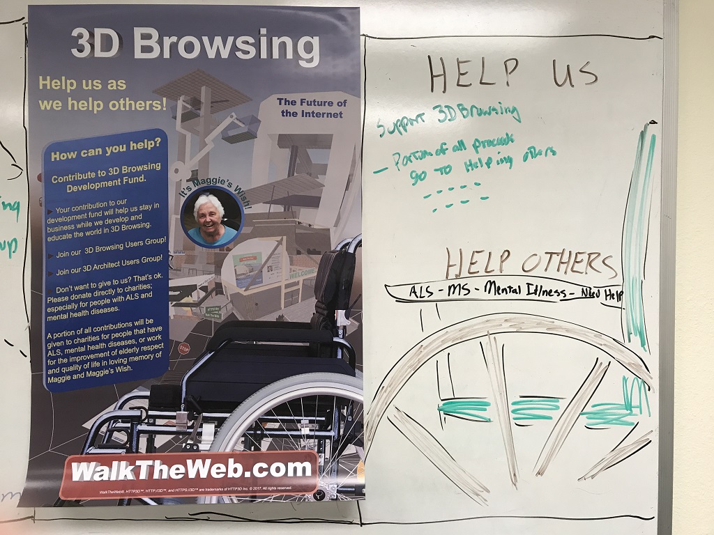 3D Browsing Help us as we Help Others Poster