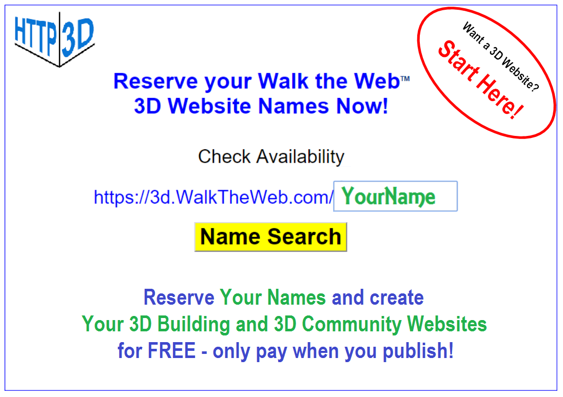 3D Internet Browsing is HERE! – Walk The Web