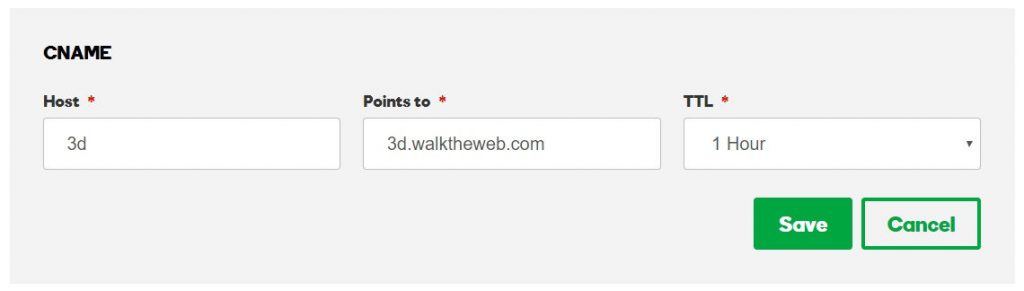 DNS Custom Domain Name Setup
