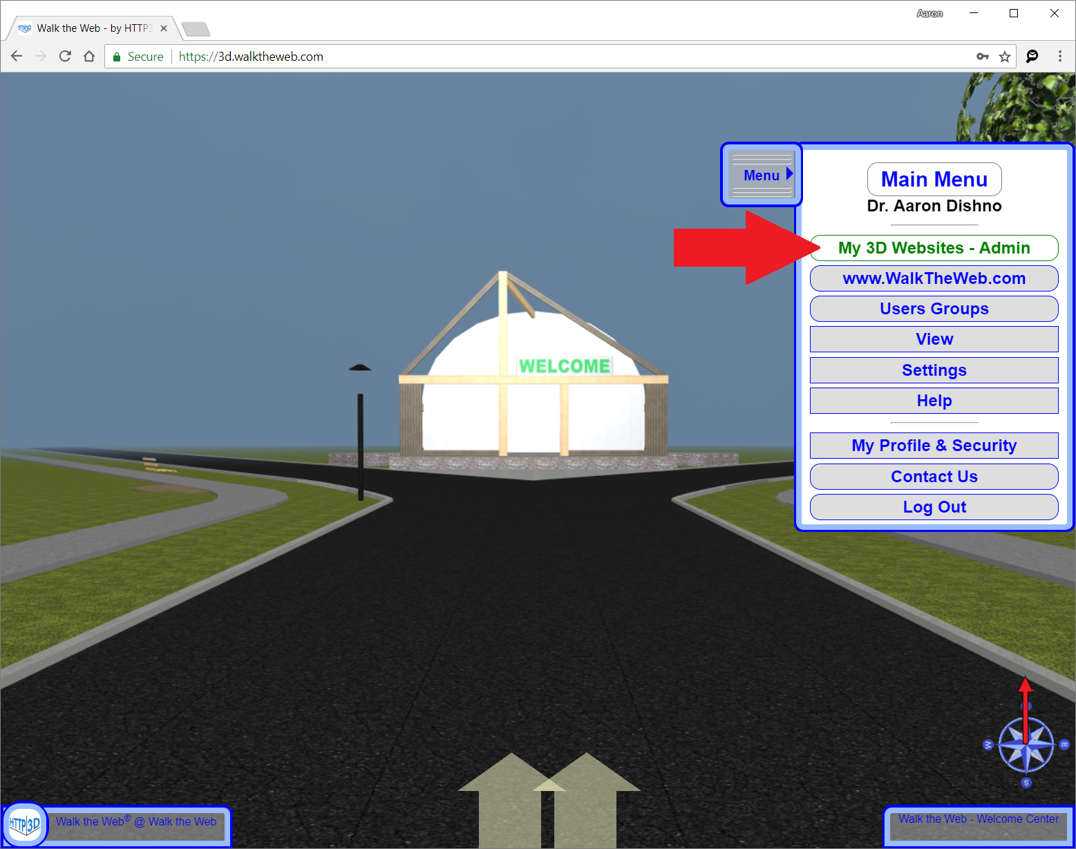 3D Website Admin