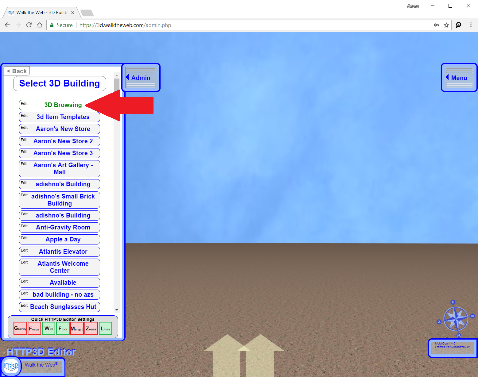 Load your 3D Store