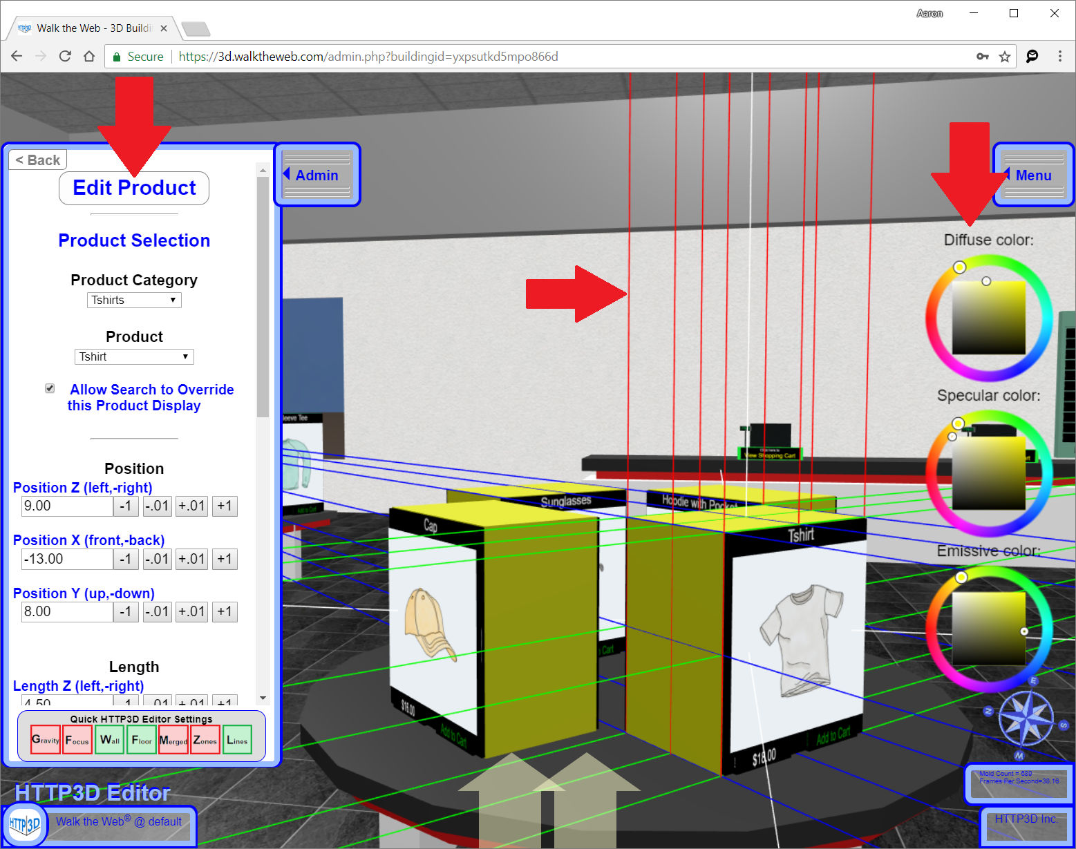Edit Product Display
