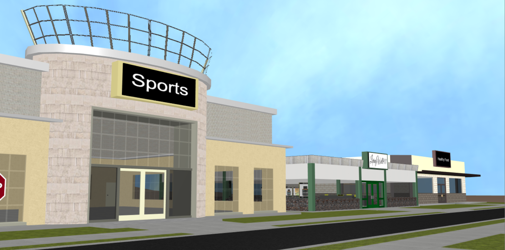 3D Community Scene